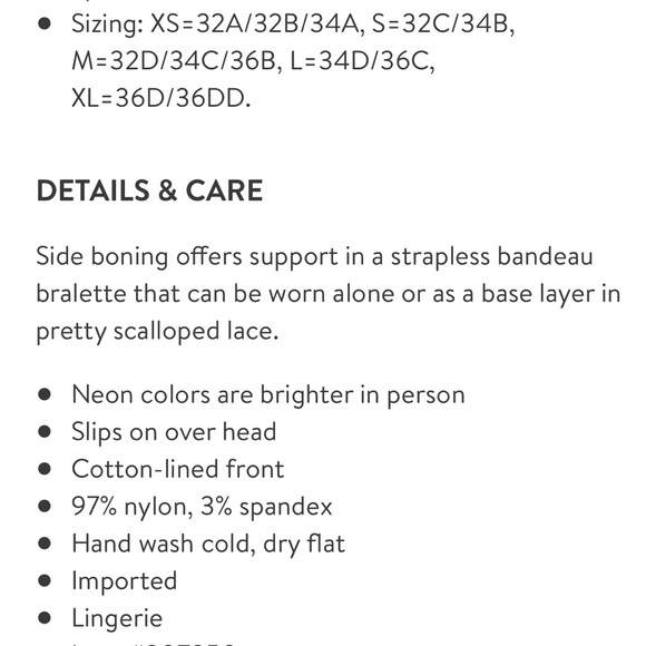 Free People Lace Bandeau Bralette - Picture 6 of 6